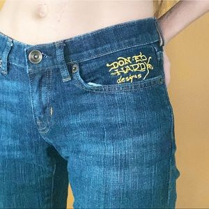 Ed Hardy low rise jeans